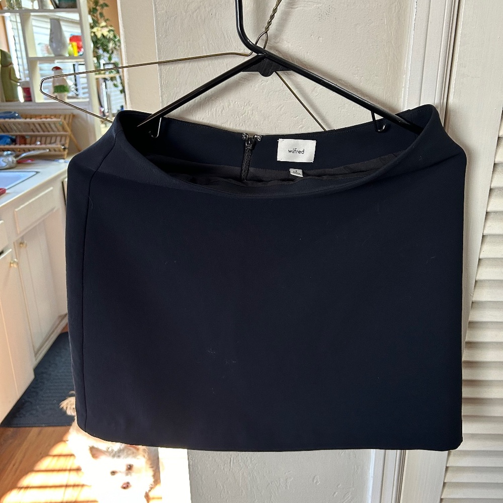Wilfred (Aritizia) size 6 black skirt